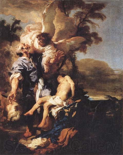 LISS, Johann The Sacrifice of Isaac France oil painting art